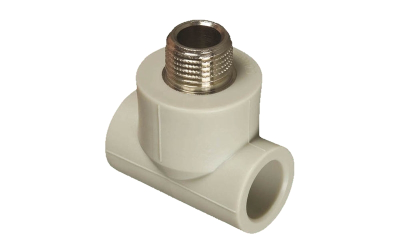 Тройник Ø25х3/4" с мет. резьбой наружной FV-Plast