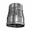 Купить Переходник D 135/125 для дымохода из нержавеющей стали Прок